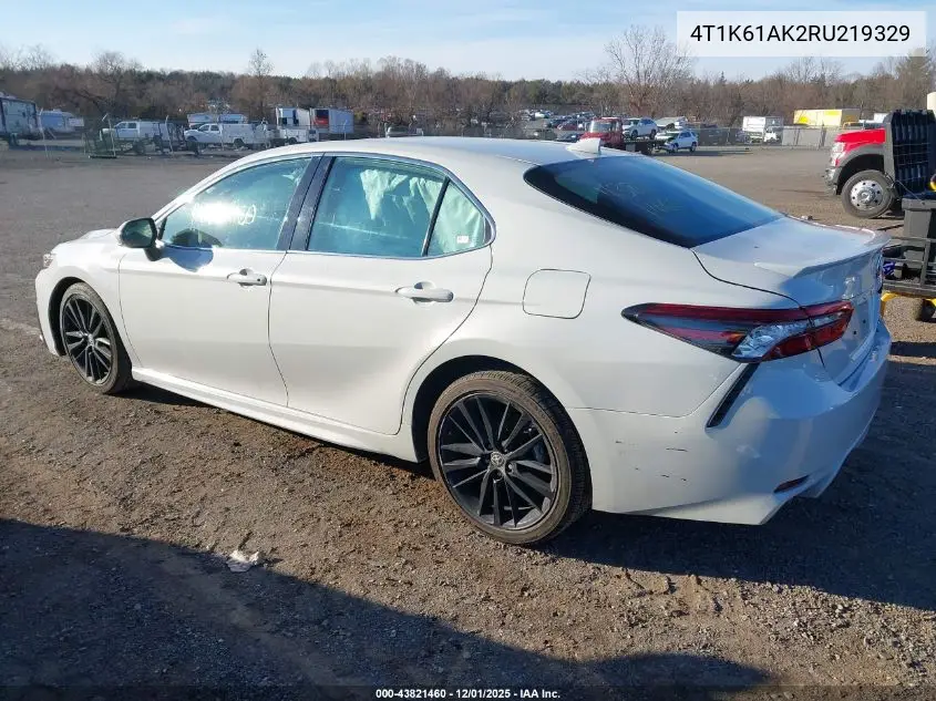 4T1K61AK2RU219329 2024 Toyota Camry Xse