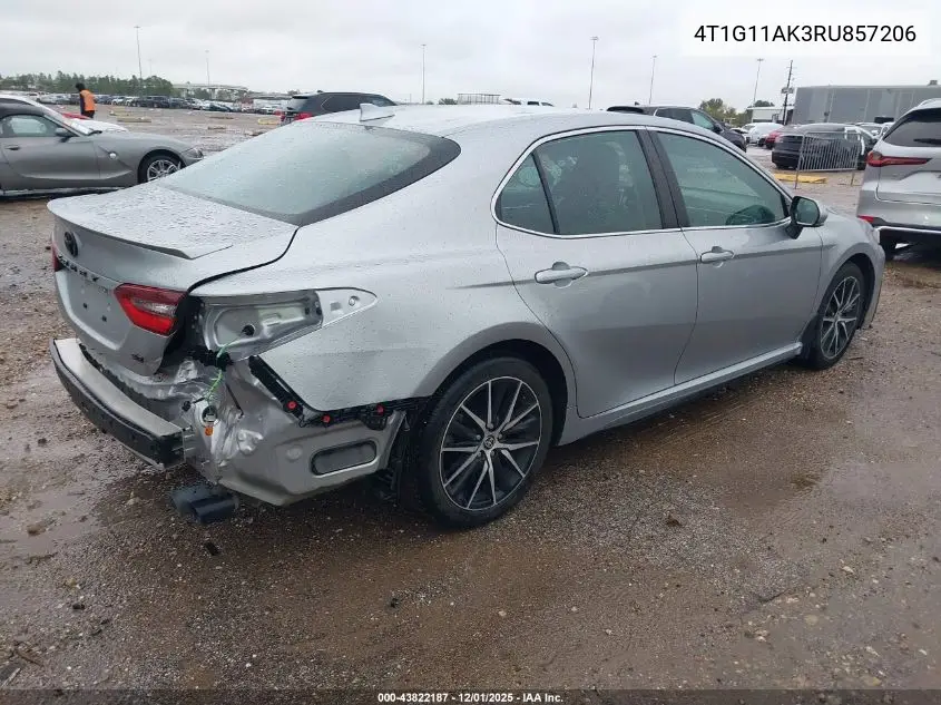 4T1G11AK3RU857206 2024 Toyota Camry Se