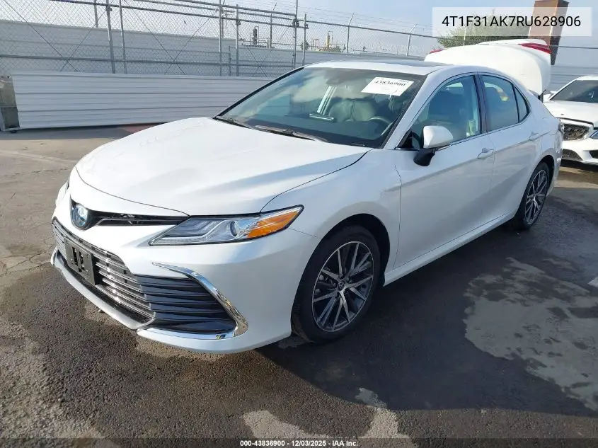 4T1F31AK7RU628906 2024 Toyota Camry Hybrid Xle