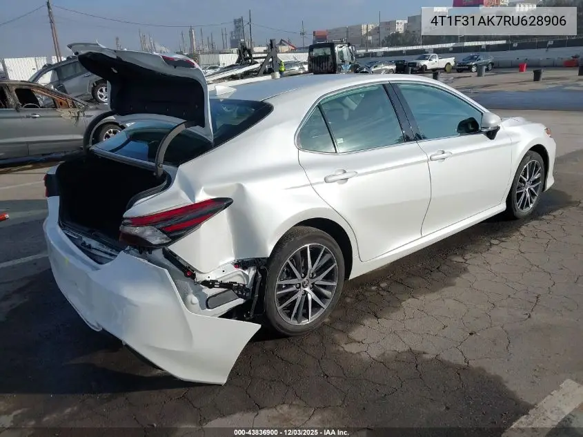 4T1F31AK7RU628906 2024 Toyota Camry Hybrid Xle