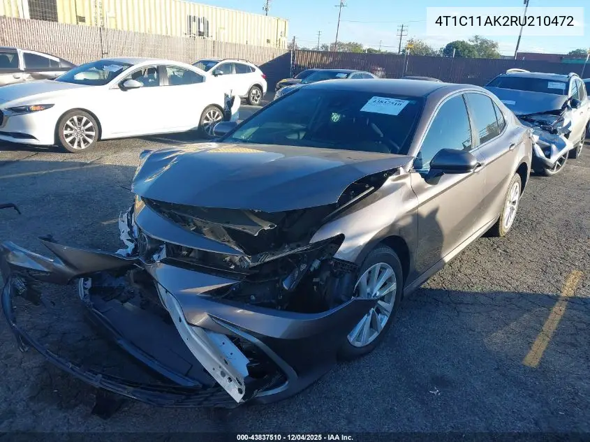 4T1C11AK2RU210472 2024 Toyota Camry Le