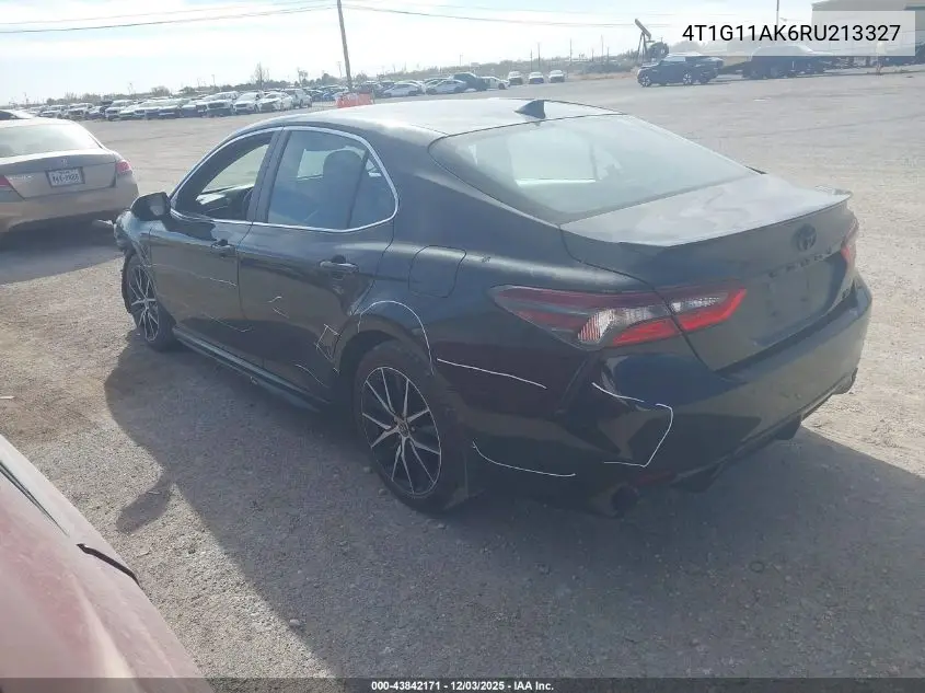 4T1G11AK6RU213327 2024 Toyota Camry Se