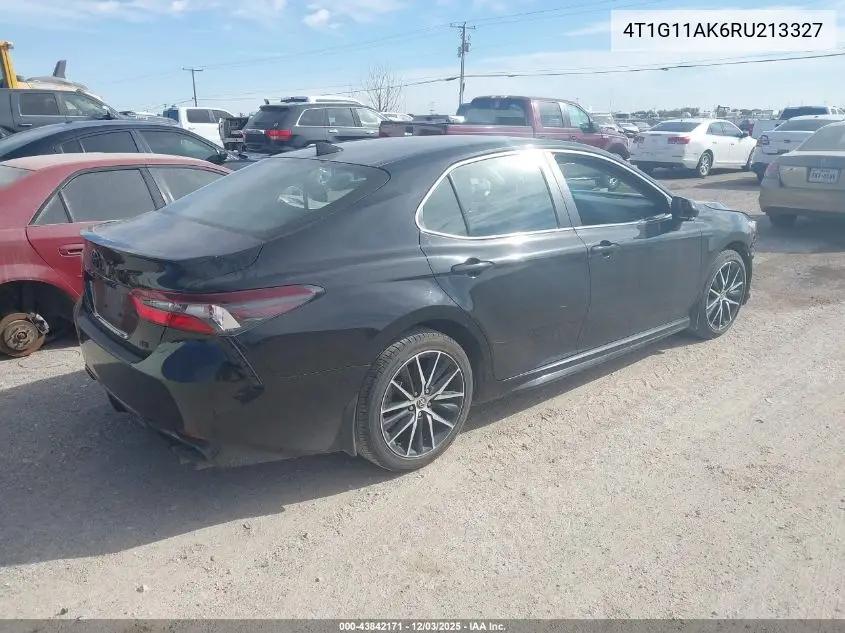 4T1G11AK6RU213327 2024 Toyota Camry Se