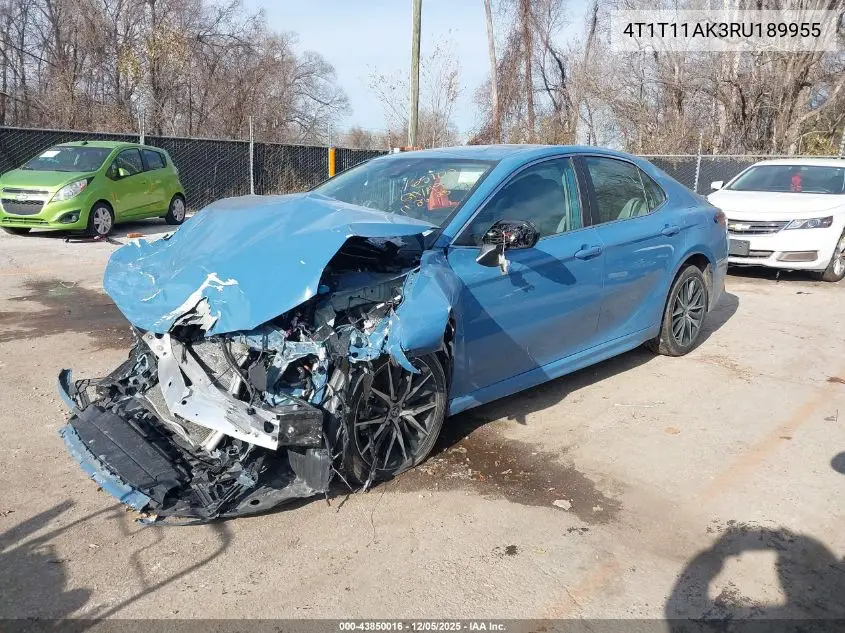 4T1T11AK3RU189955 2024 Toyota Camry Se