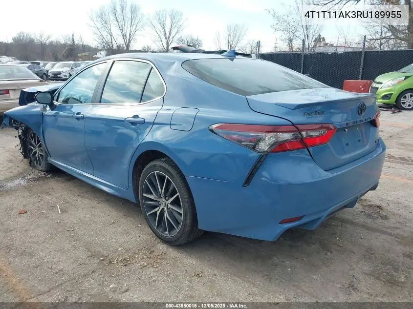 4T1T11AK3RU189955 2024 Toyota Camry Se