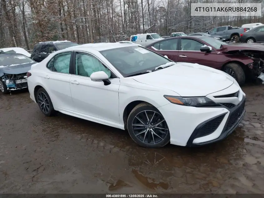4T1G11AK6RU884268 2024 Toyota Camry Se