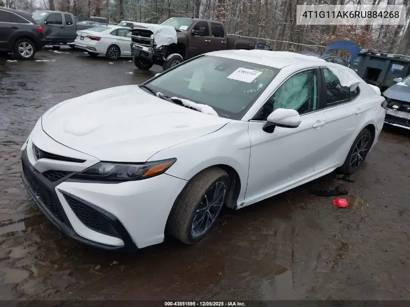 4T1G11AK6RU884268 2024 Toyota Camry Se