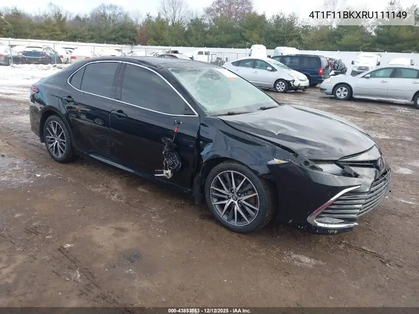 4T1F11BKXRU111149 2024 Toyota Camry Xle