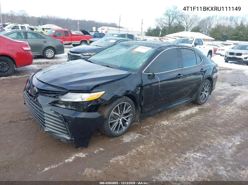 4T1F11BKXRU111149 2024 Toyota Camry Xle