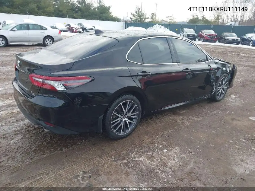 4T1F11BKXRU111149 2024 Toyota Camry Xle