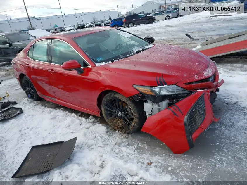 4T1K31AK0RU066412 2024 Toyota Camry Hybrid Xse