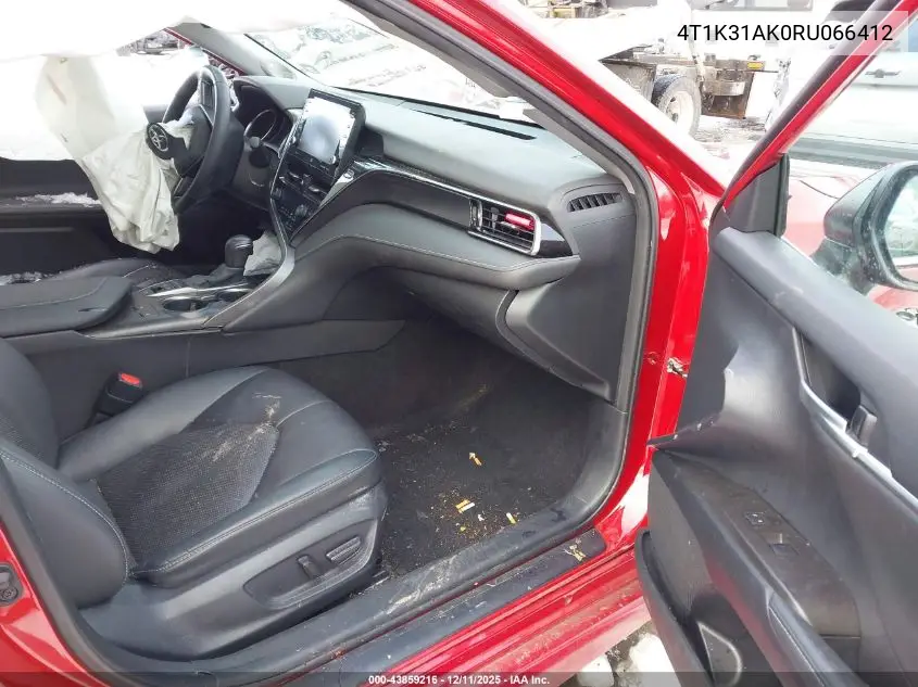 4T1K31AK0RU066412 2024 Toyota Camry Hybrid Xse