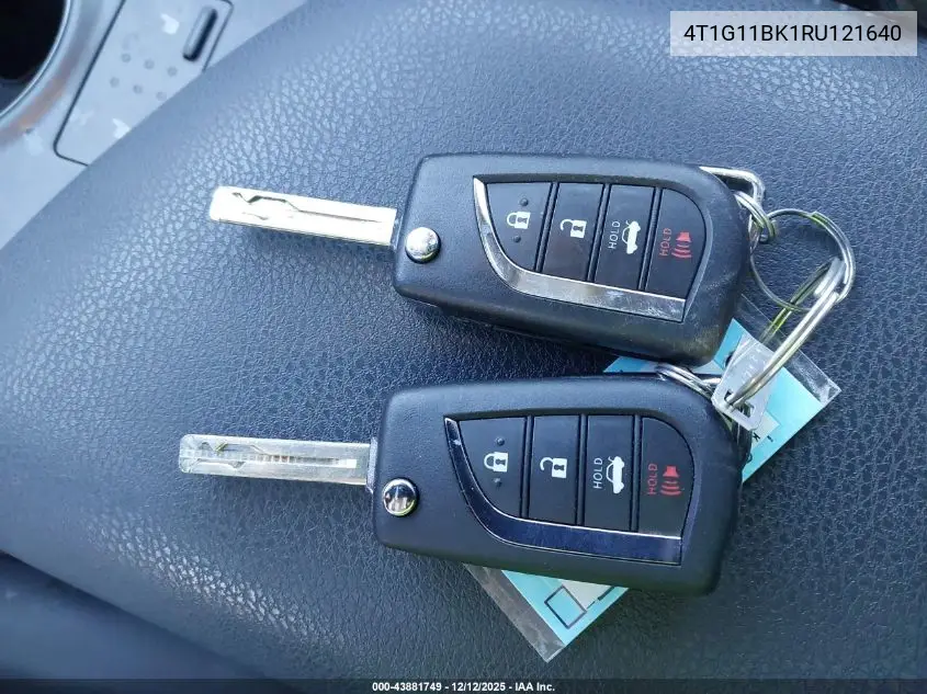 4T1G11BK1RU121640 2024 Toyota Camry Se