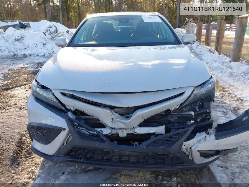 4T1G11BK1RU121640 2024 Toyota Camry Se