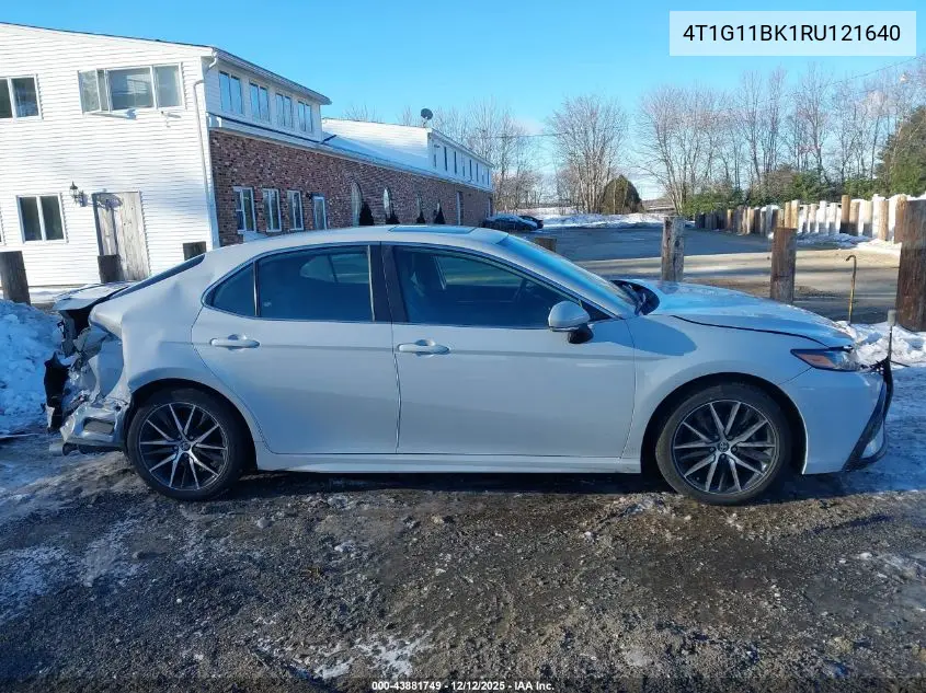 4T1G11BK1RU121640 2024 Toyota Camry Se
