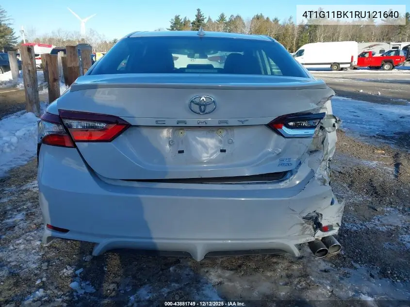 4T1G11BK1RU121640 2024 Toyota Camry Se