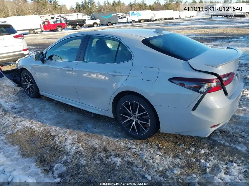 4T1G11BK1RU121640 2024 Toyota Camry Se