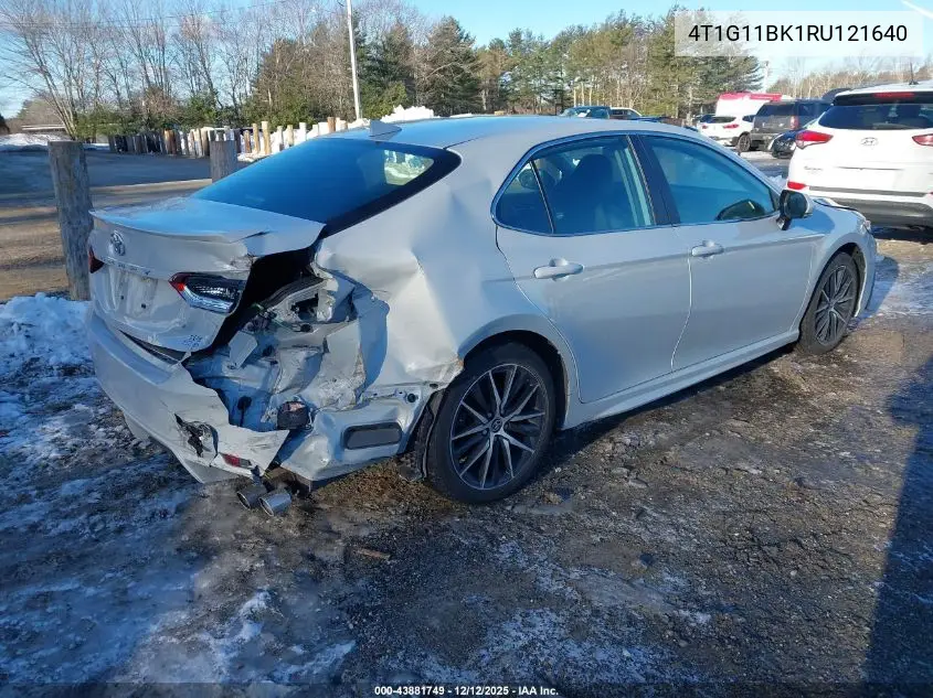4T1G11BK1RU121640 2024 Toyota Camry Se