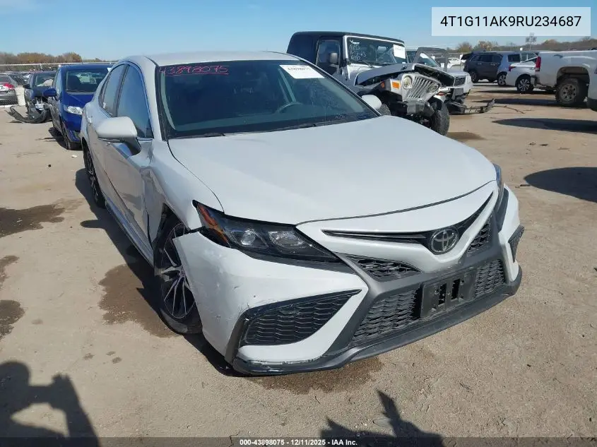 4T1G11AK9RU234687 2024 Toyota Camry Se