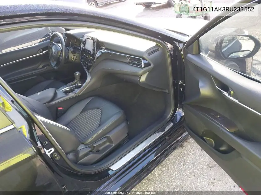 4T1G11AK3RU233552 2024 Toyota Camry Se