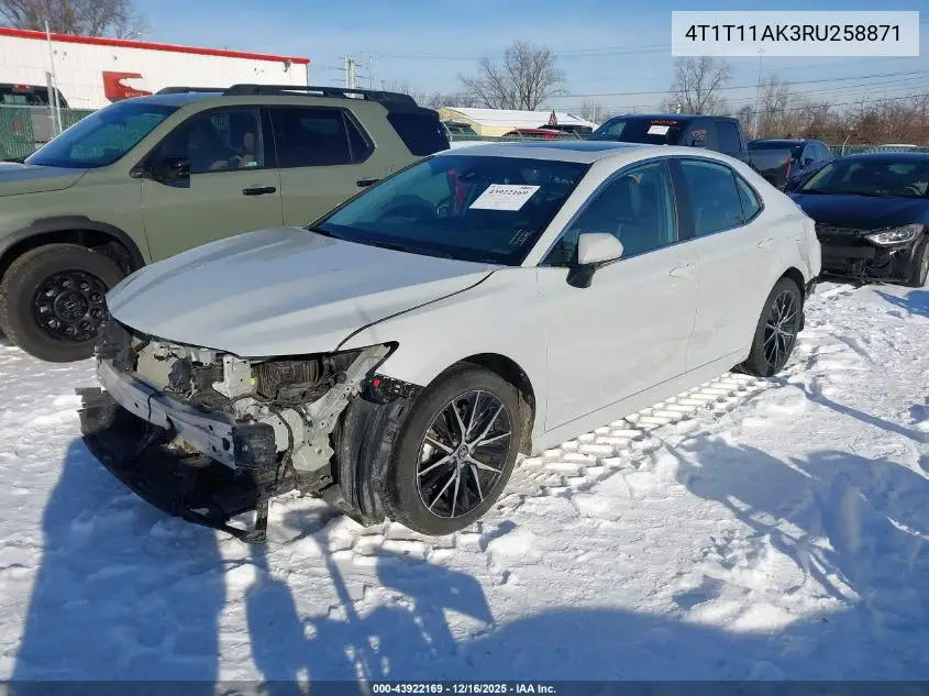 4T1T11AK3RU258871 2024 Toyota Camry Se
