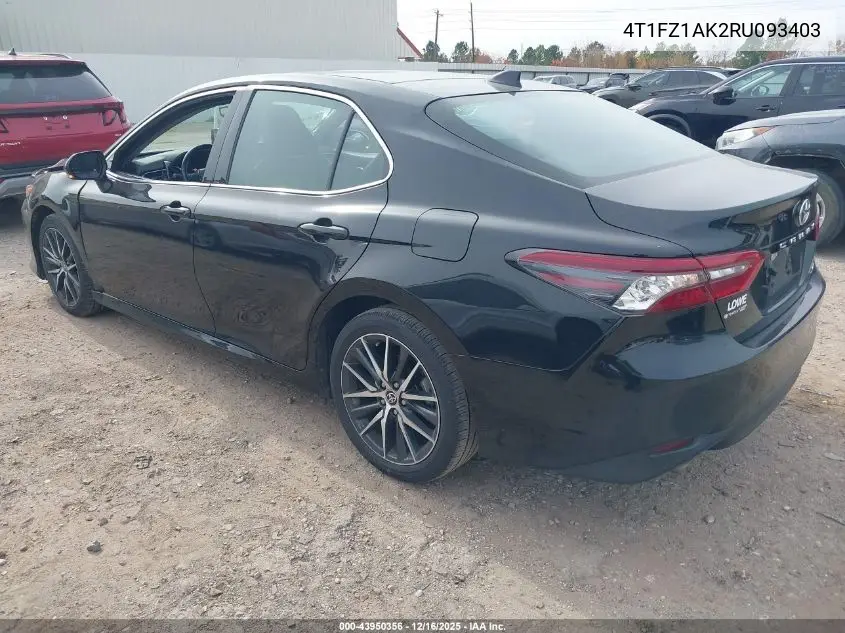 4T1FZ1AK2RU093403 2024 Toyota Camry Xle V6