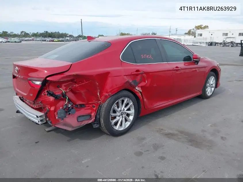 4T1R11AK8RU263929 2024 Toyota Camry Le
