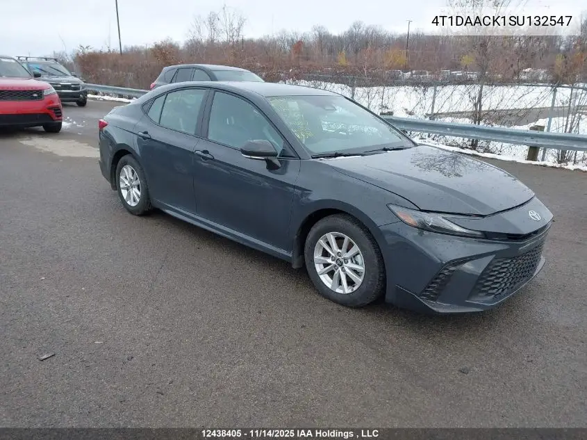 4T1DAACK1SU132547 2025 Toyota Camry Xse/Xle/Le/Se