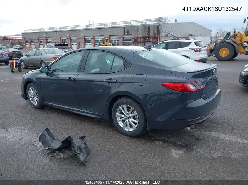 4T1DAACK1SU132547 2025 Toyota Camry Xse/Xle/Le/Se