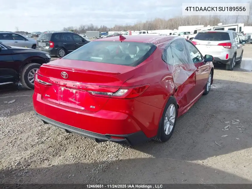 4T1DAACK1SU189556 2025 Toyota Camry