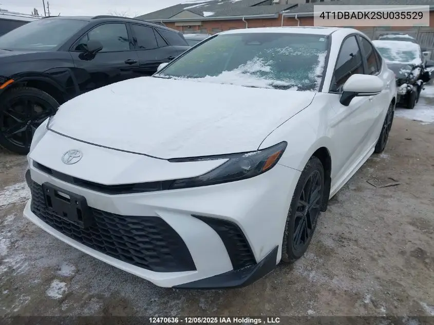 4T1DBADK2SU035529 2025 Toyota Camry Se Upgrade