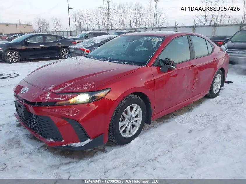 4T1DAACK8SU057426 2025 Toyota Camry Xse/Xle/Le/Se