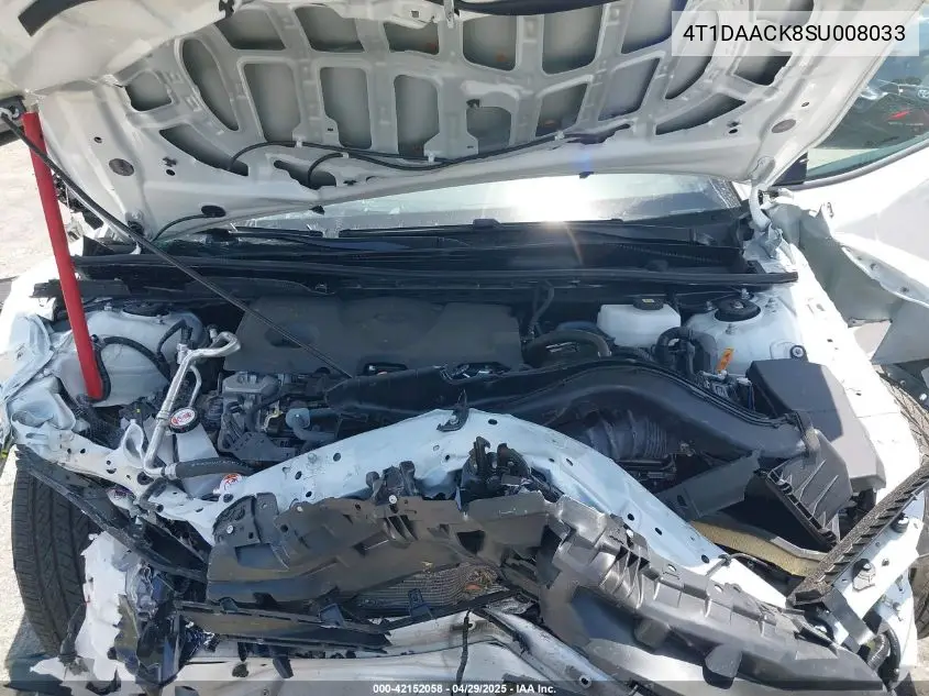 4T1DAACK8SU008033 2025 Toyota Camry Se