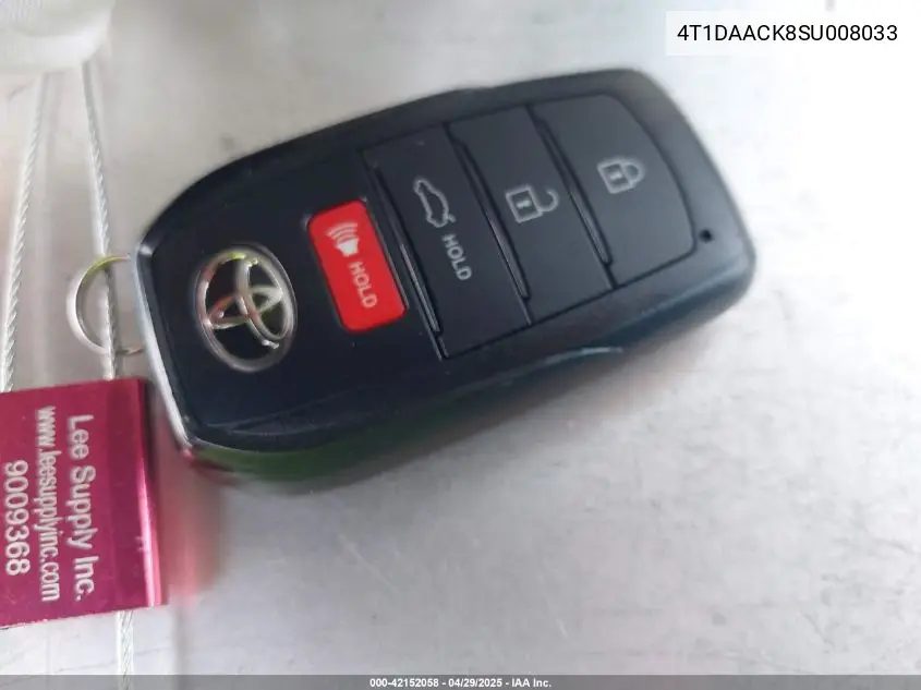 4T1DAACK8SU008033 2025 Toyota Camry Se