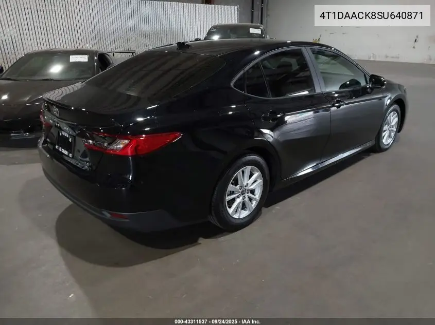 4T1DAACK8SU640871 2025 Toyota Camry Le