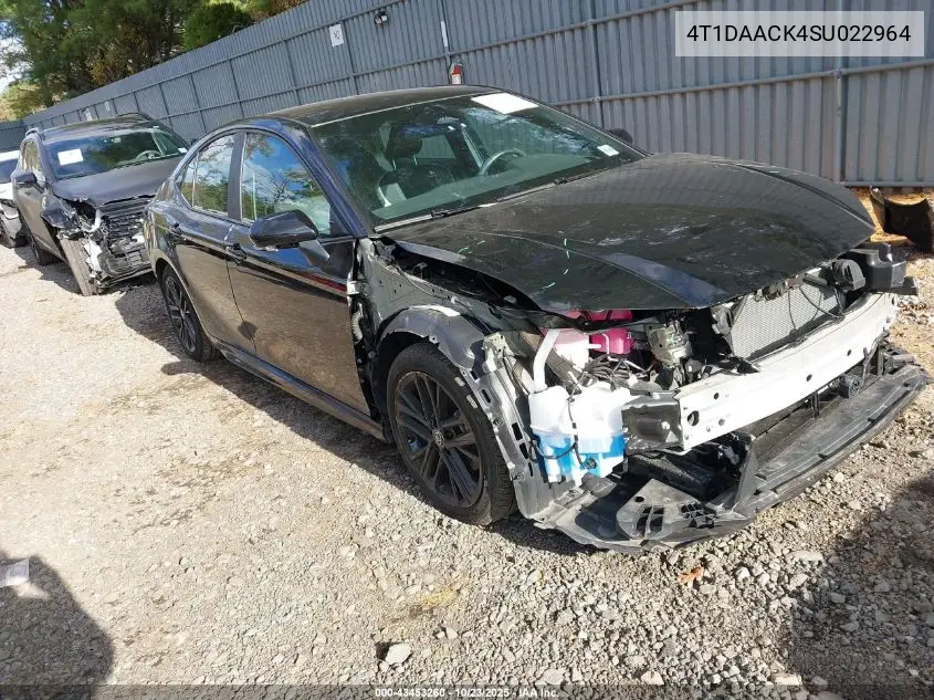 4T1DAACK4SU022964 2025 Toyota Camry Se