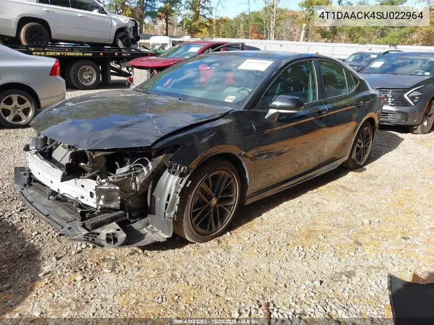 4T1DAACK4SU022964 2025 Toyota Camry Se