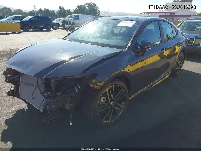 4T1DAACK5SU646398 2025 Toyota Camry Xse