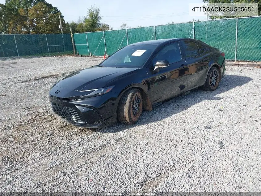 4T1DAACK2SU565651 2025 Toyota Camry Xse