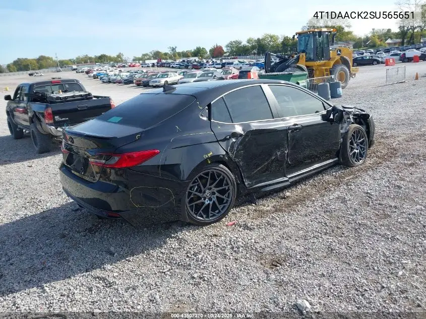 4T1DAACK2SU565651 2025 Toyota Camry Xse