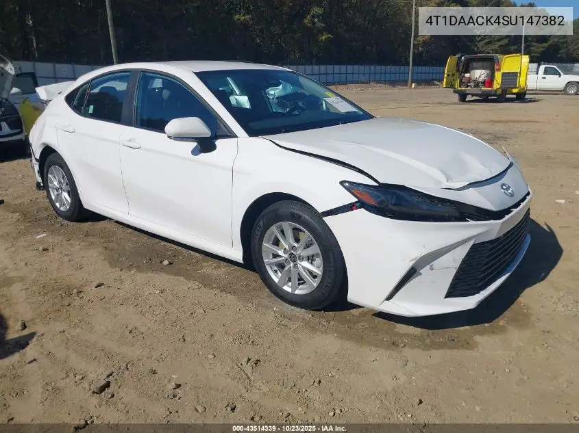 4T1DAACK4SU147382 2025 Toyota Camry Le