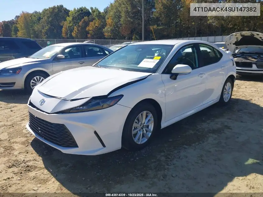 4T1DAACK4SU147382 2025 Toyota Camry Le