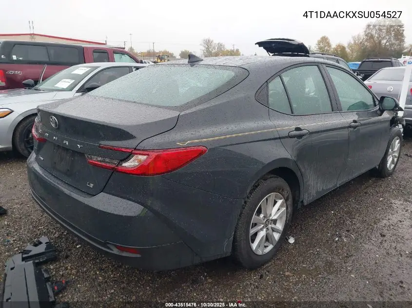 4T1DAACKXSU054527 2025 Toyota Camry Le