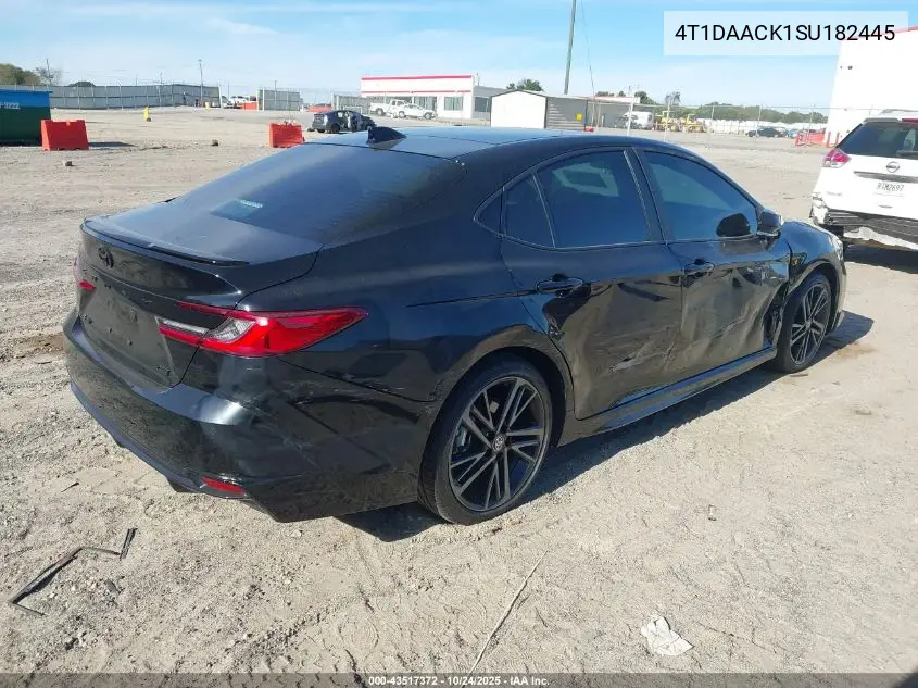 4T1DAACK1SU182445 2025 Toyota Camry Xse