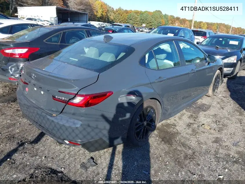 4T1DBADK1SU528411 2025 Toyota Camry Se