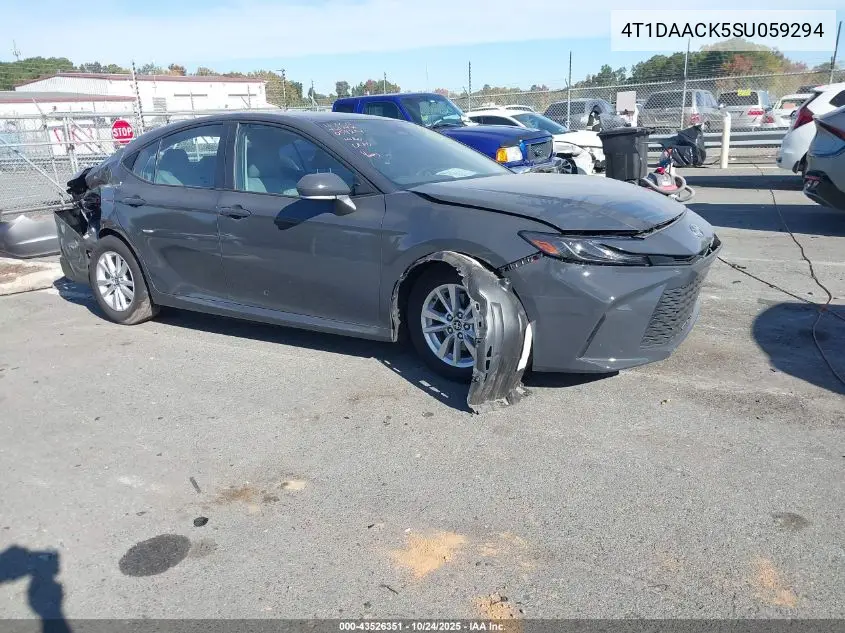 4T1DAACK5SU059294 2025 Toyota Camry Le
