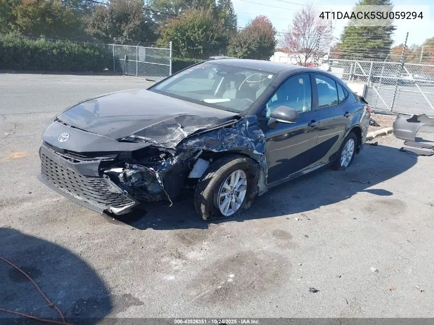 4T1DAACK5SU059294 2025 Toyota Camry Le