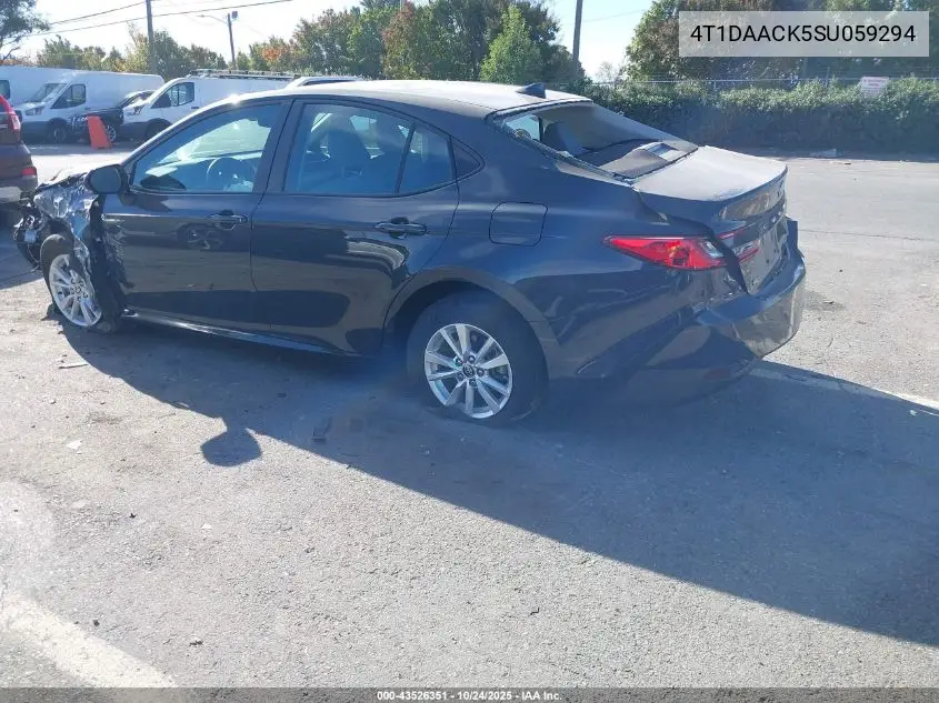 4T1DAACK5SU059294 2025 Toyota Camry Le
