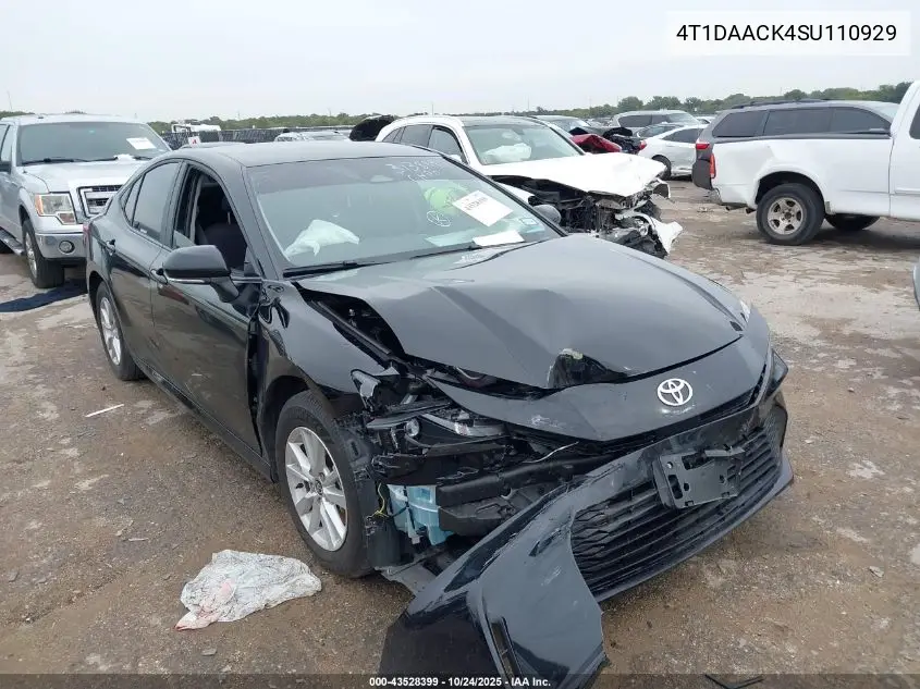 4T1DAACK4SU110929 2025 Toyota Camry Le