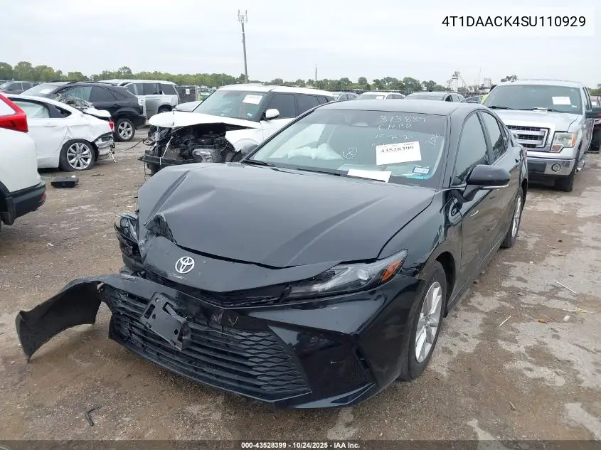 4T1DAACK4SU110929 2025 Toyota Camry Le